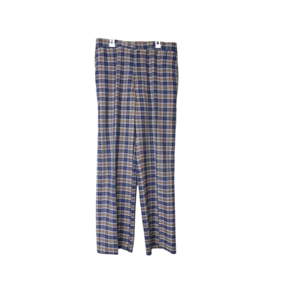 VTG Anderson Little plaid straight cut pants